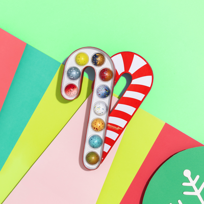 Candy Cane Gift Box